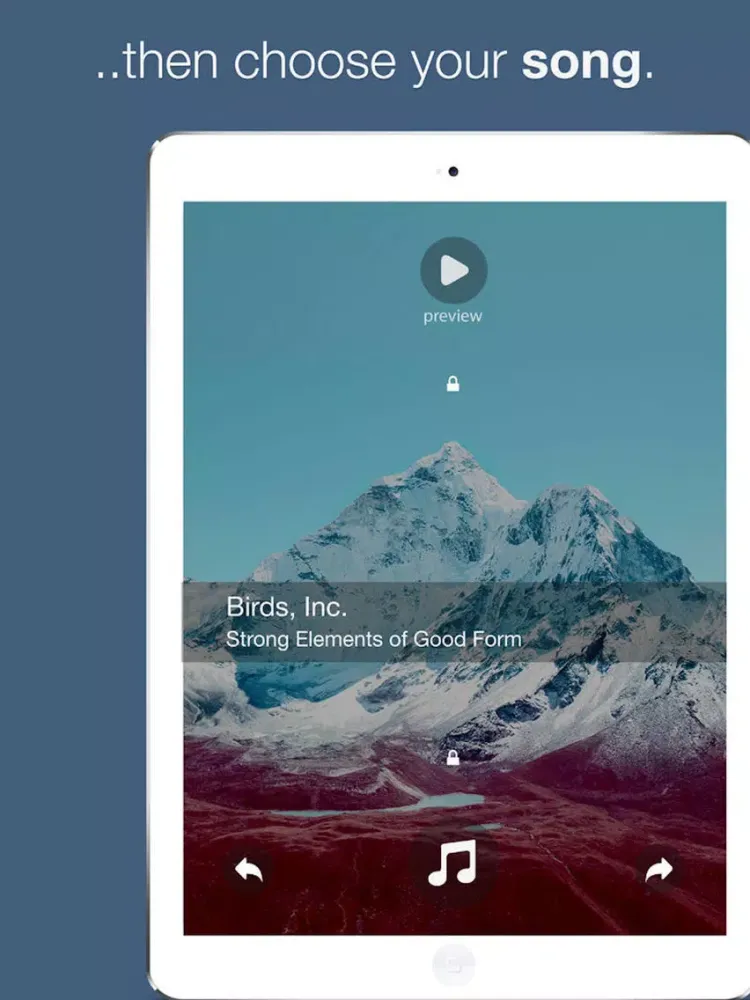 Ảnh chụp màn hình của MusicVideo: Add Songs to Video iPad 