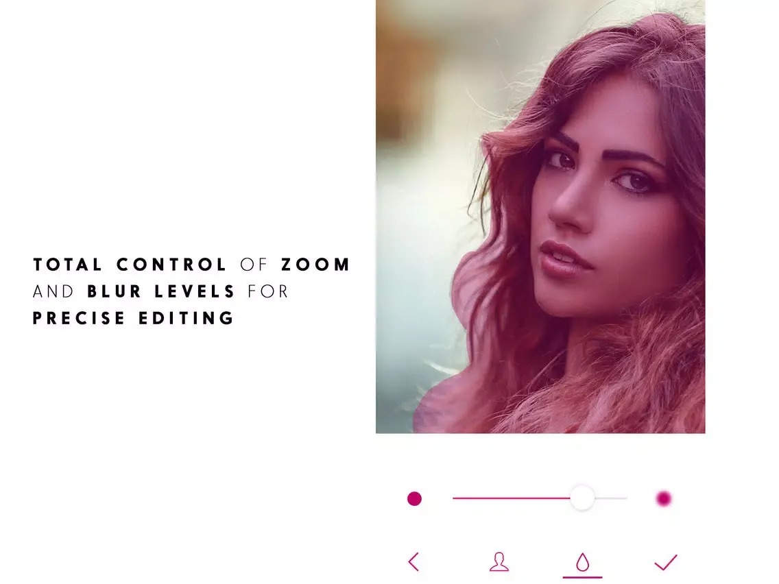 Capturas de tela do Portrait+ Shallow Depth of Field Mode Photo Editor iPad 