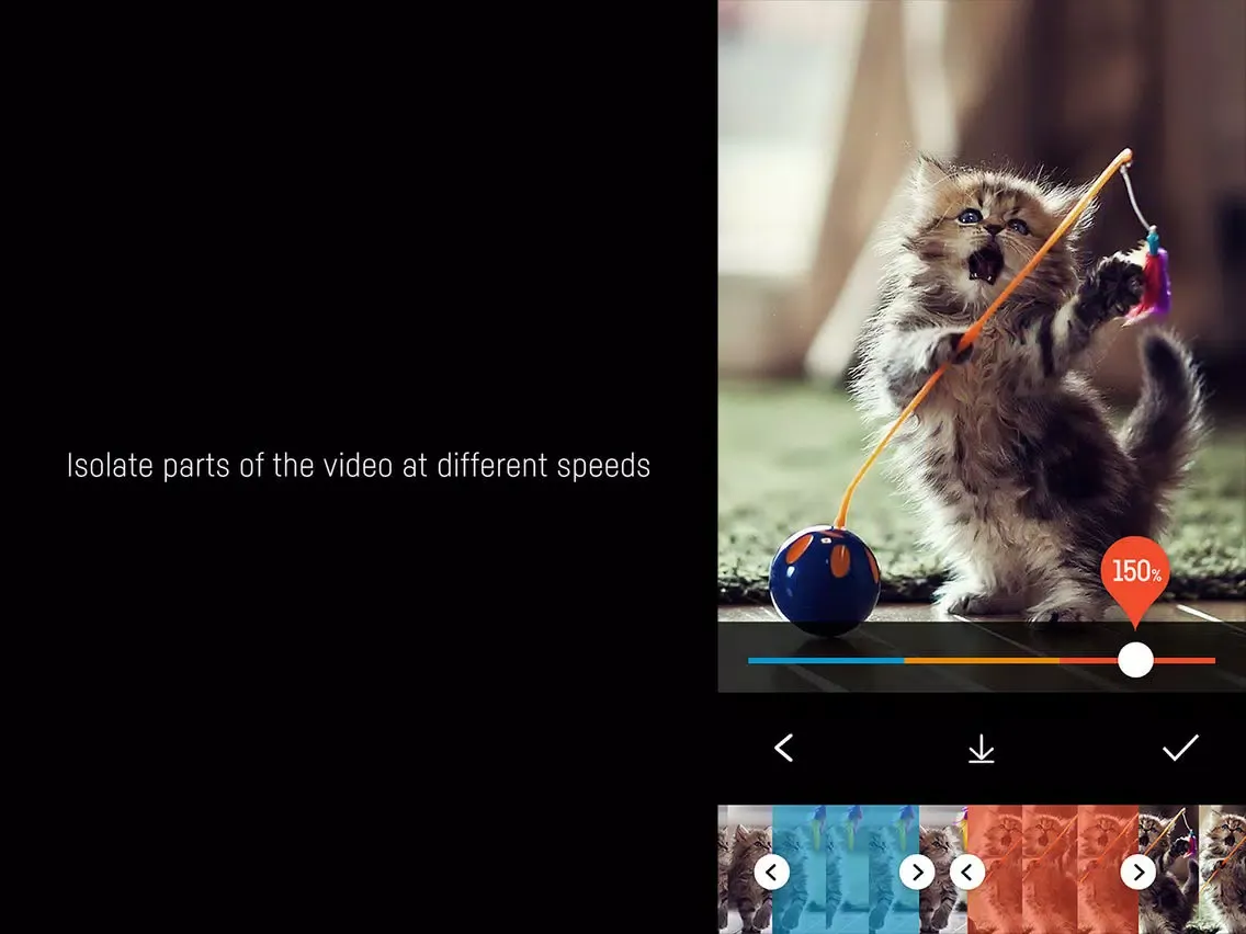 Captures d'écran de Slo Mo Pro: Adjust Video Speed iPad 