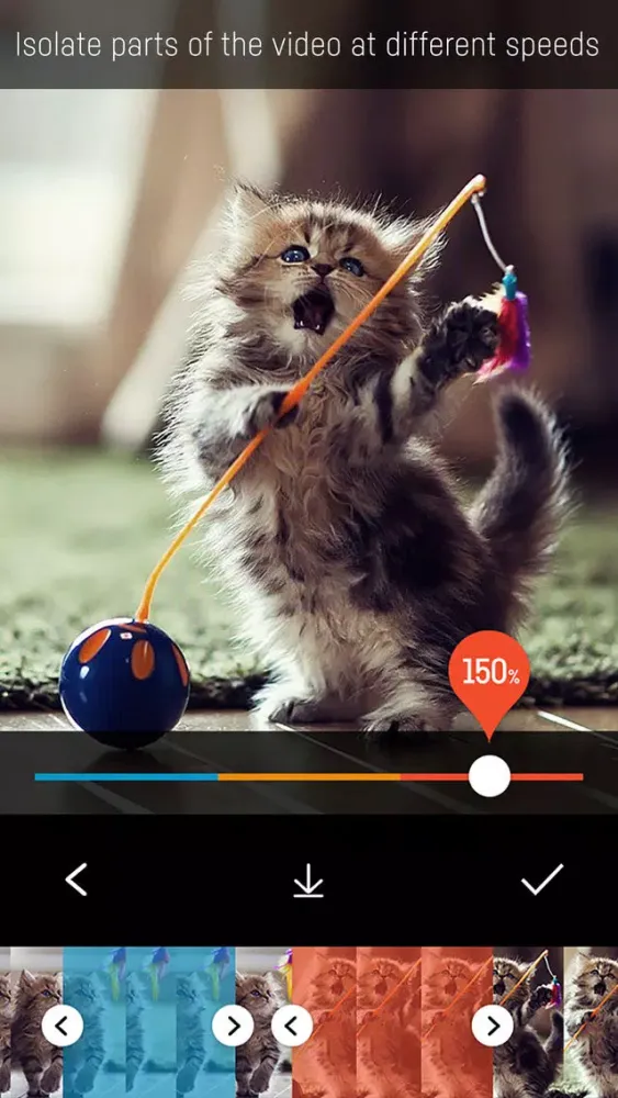 Captures d'écran de Slo Mo Pro: Adjust Video Speed