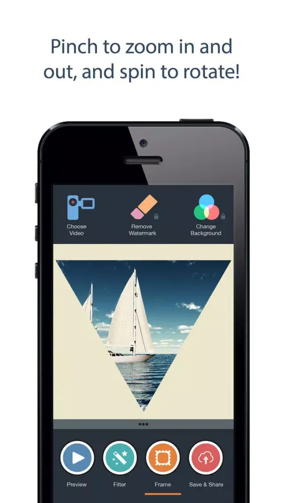 Captures d'écran de Square Video + Crop Resize Fit Zoom & Rotate Vids