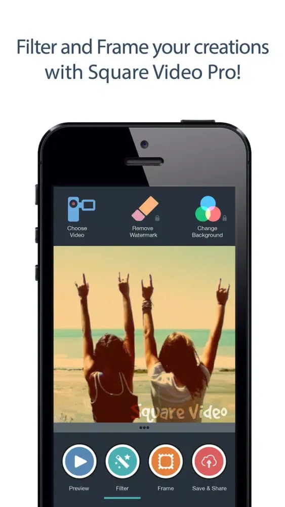 Captures d'écran de Square Video + Crop Resize Fit Zoom & Rotate Vids