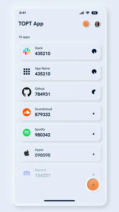 TOTP Authenticator - OTP应用截图