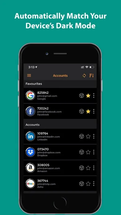 TOTP Authenticator – Fast 2FA Screenshots
