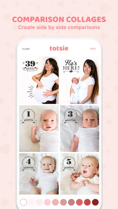 Totsie – Baby Photo Editor سکرین شاٹس