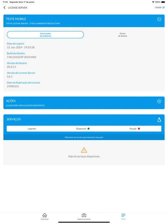 Ảnh chụp màn hình của T-Cloud iPad 