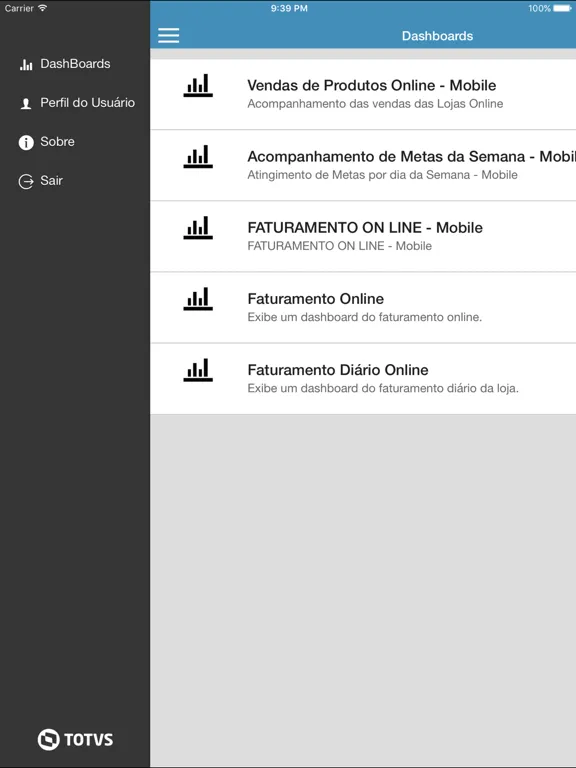 Meu Painel de Varejo iPad  स्क्रीनशॉट
