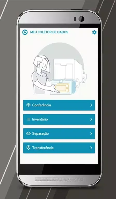 Capturas de tela do Meu Coletor de Dados
