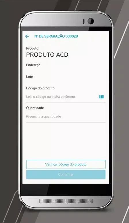 Capturas de tela do Meu Coletor de Dados