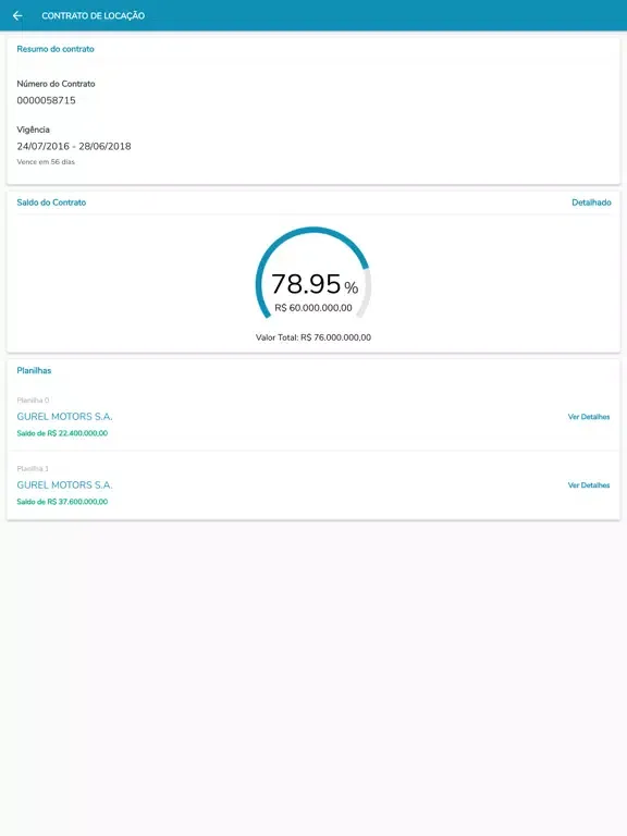 تصاویر Meus Contratos iPad 