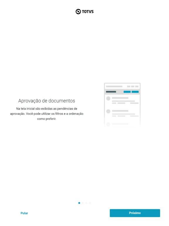Zrzuty ekranu Minhas Pendências de Aprovação iPad 