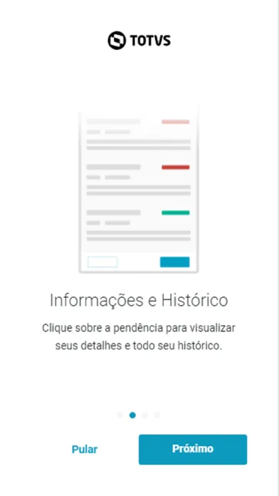Zrzuty ekranu Minhas Pendências de Aprovação