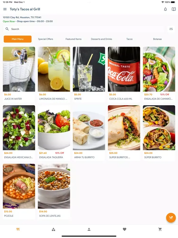 تصاویر Toty's Tacos al Grill iPad 