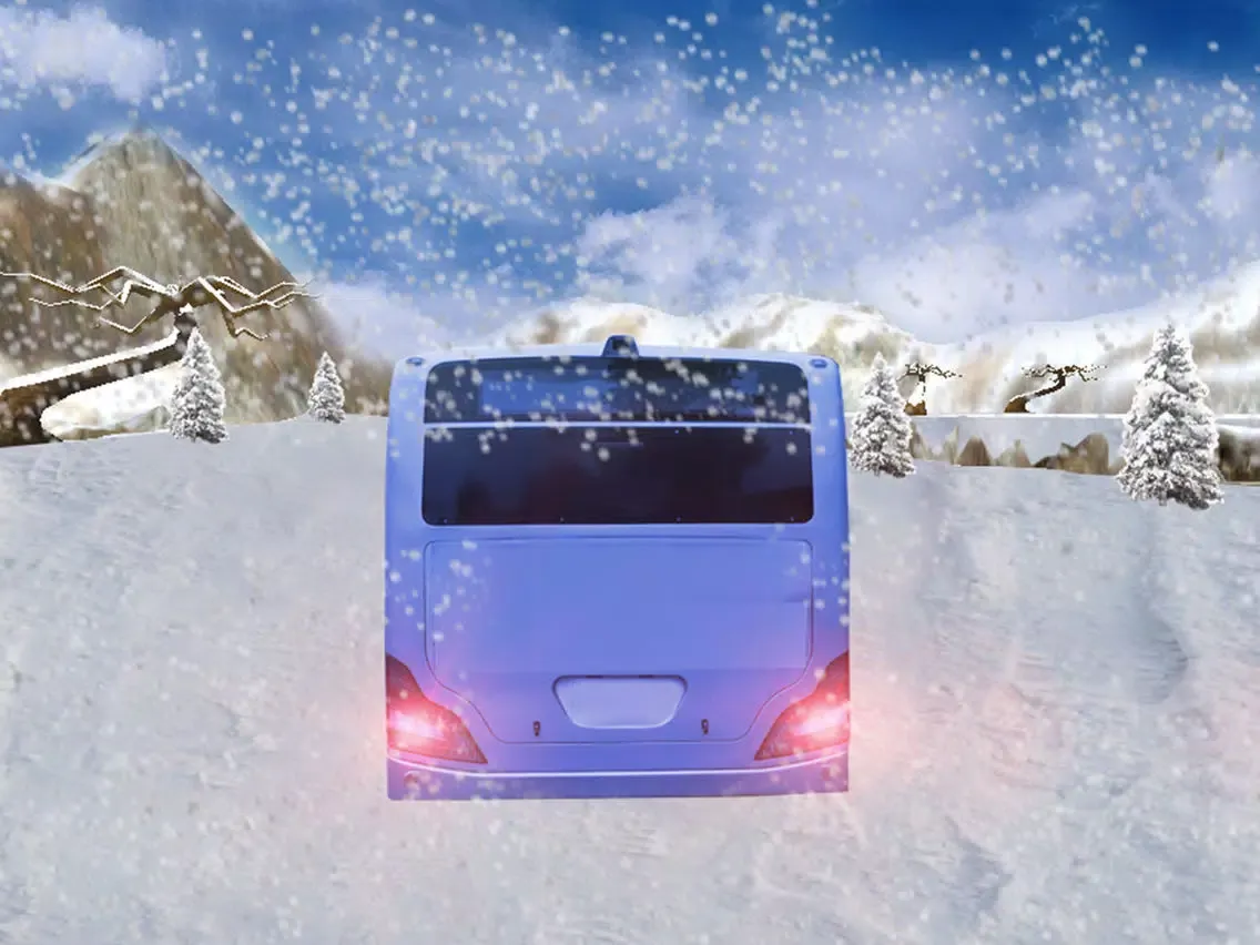 Captures d'écran de Offroad Snow Hill Bus Drive 3D - Enjoy Tourist Driving Adventure 2016 iPad 