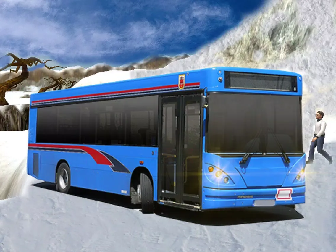 Captures d'écran de Offroad Snow Hill Bus Drive 3D - Enjoy Tourist Driving Adventure 2016 iPad 