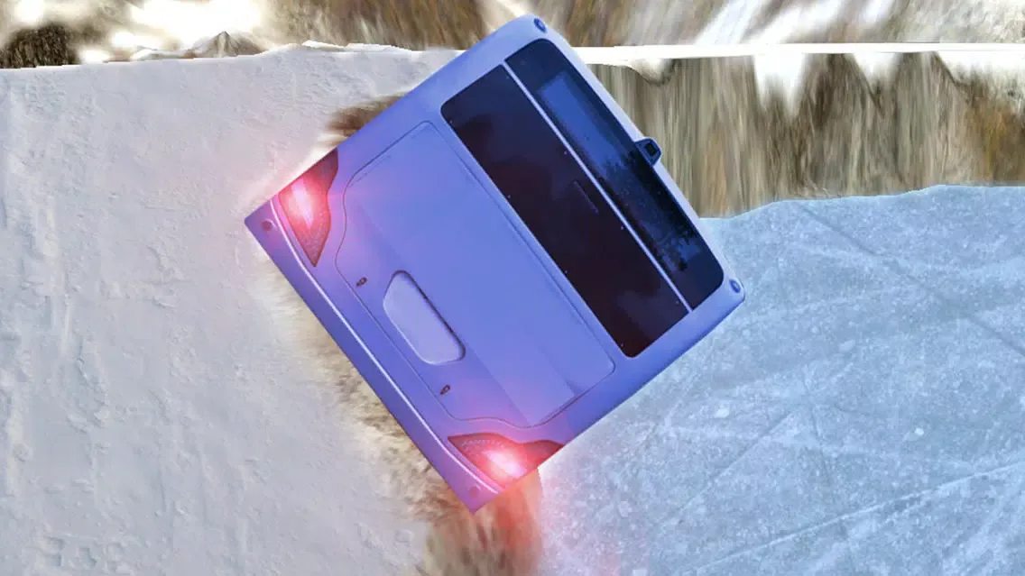 Captures d'écran de Offroad Snow Hill Bus Drive 3D - Enjoy Tourist Driving Adventure 2016
