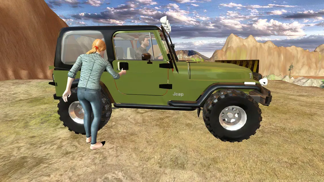 صور Offroad 4x4 Hill Flying Jeep - Fly & Drive Jeep in Hill Environment