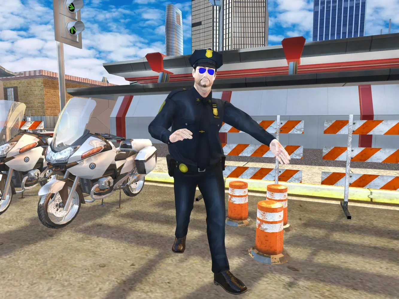 US Police Bike Chase Game应用截图