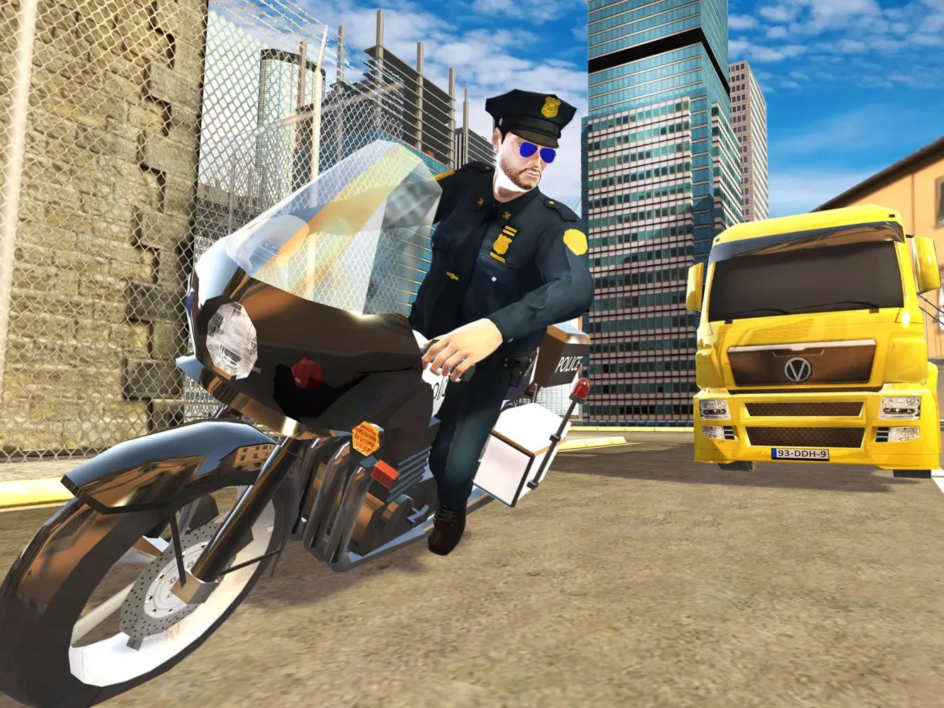 US Police Bike Chase Game应用截图