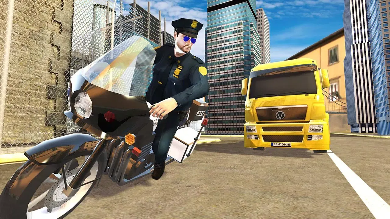 US Police Bike Chase Game应用截图