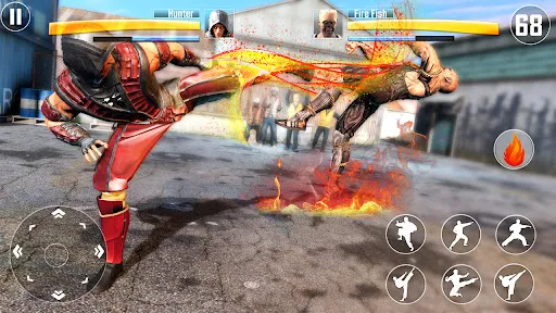 Kung Fu Fighting Karate Games سکرین شاٹس