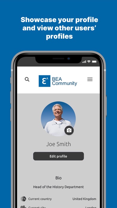 Capturas de pantalla de BEA Community