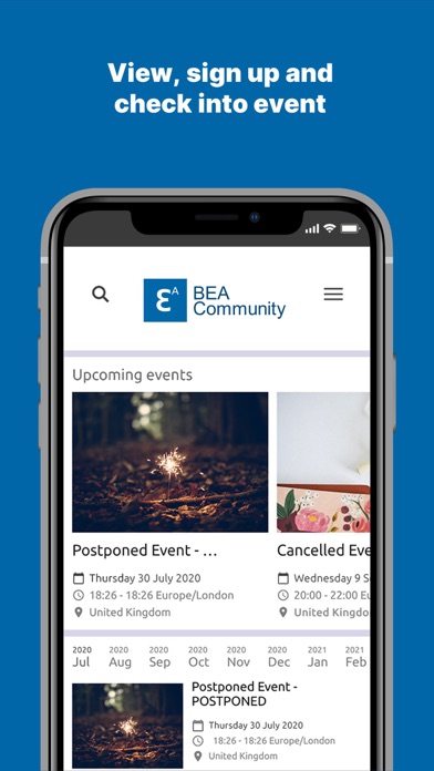 Capturas de pantalla de BEA Community