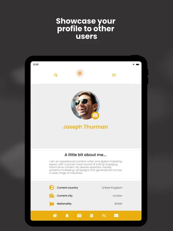 Ảnh chụp màn hình của Stars Alumni Community iPad 