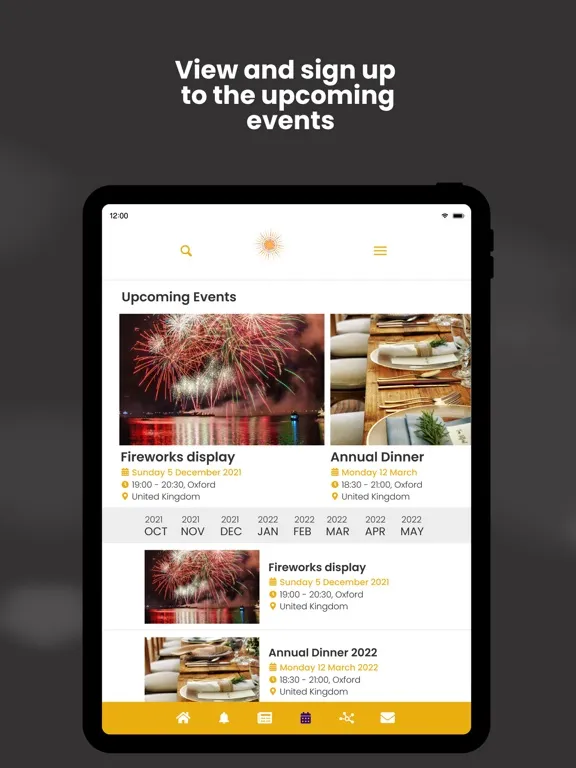 Ảnh chụp màn hình của Stars Alumni Community iPad 