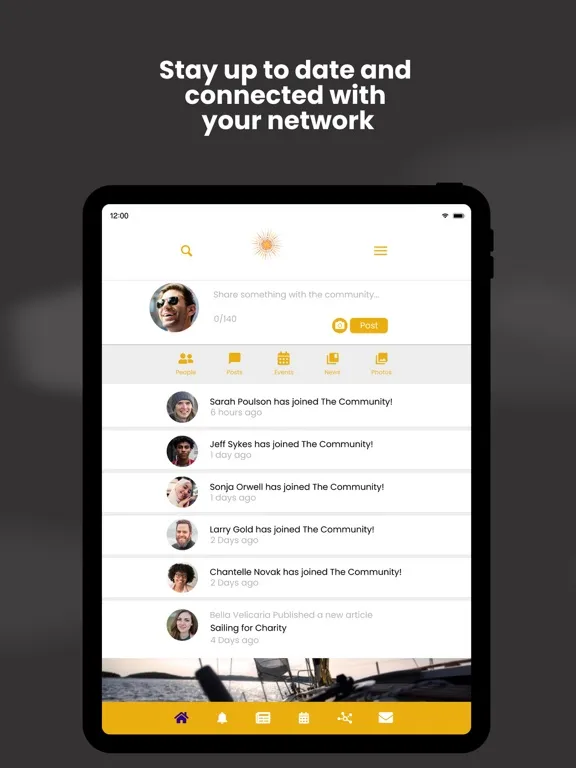 Ảnh chụp màn hình của Stars Alumni Community iPad 