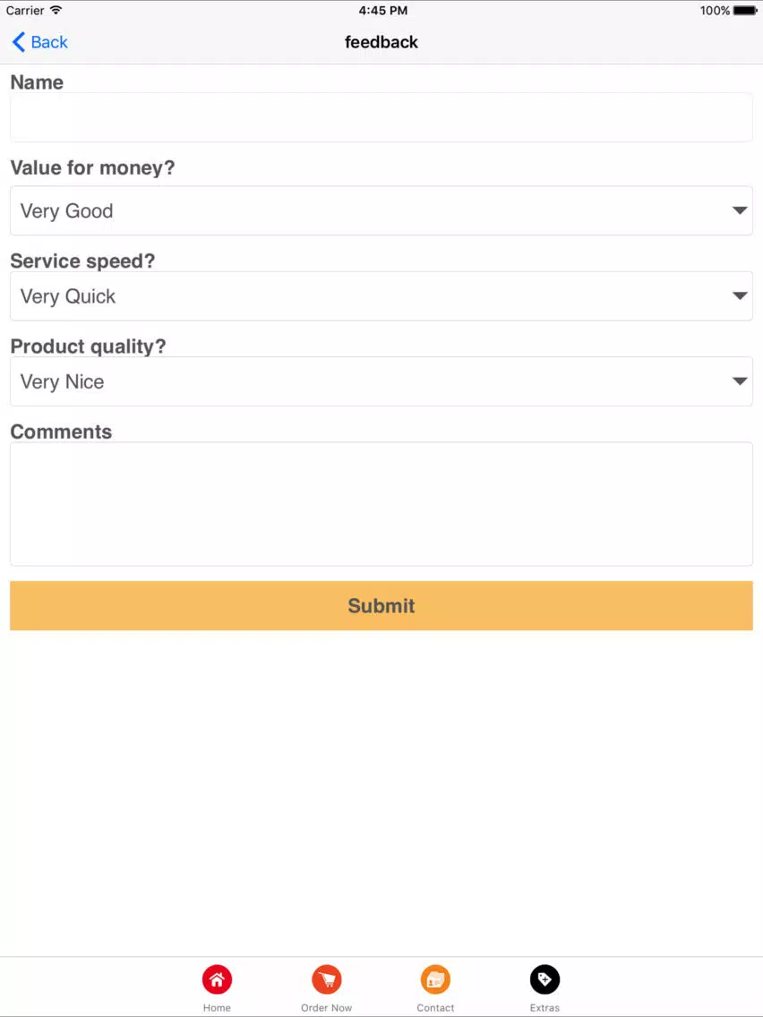 Burslem Spice iPad  سکرین شاٹس