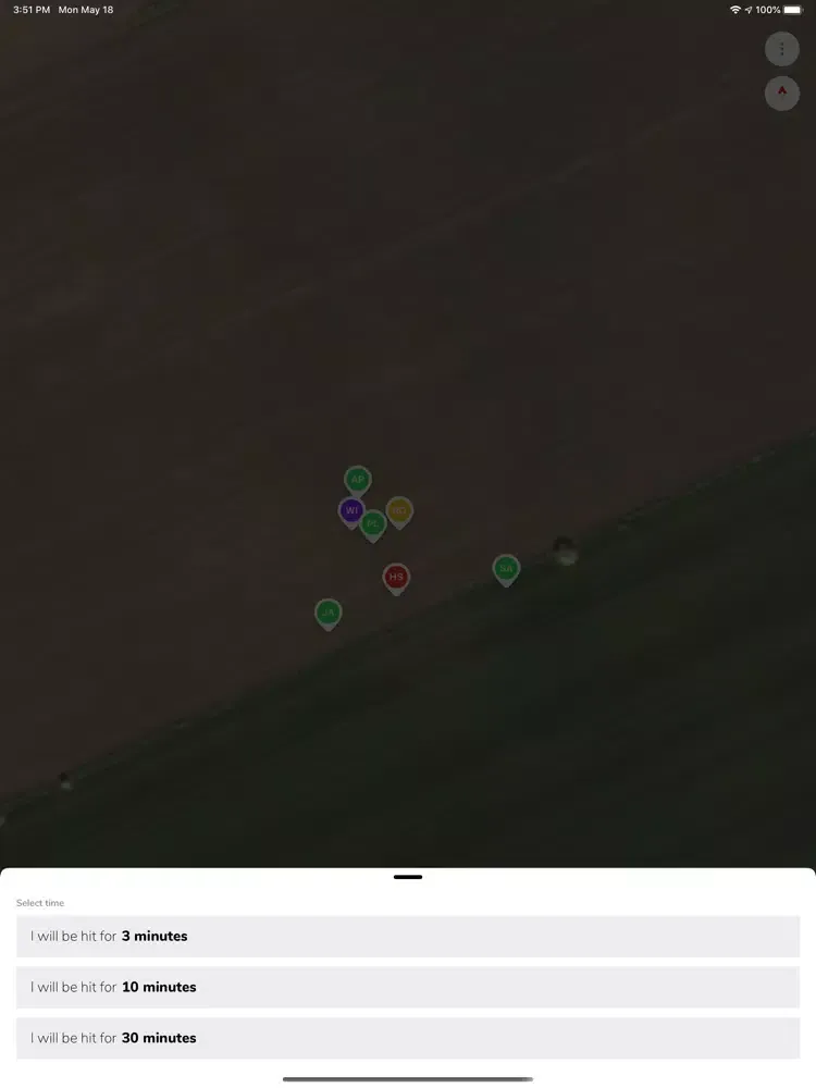 Capturas de tela do Airsoft Maps iPad 