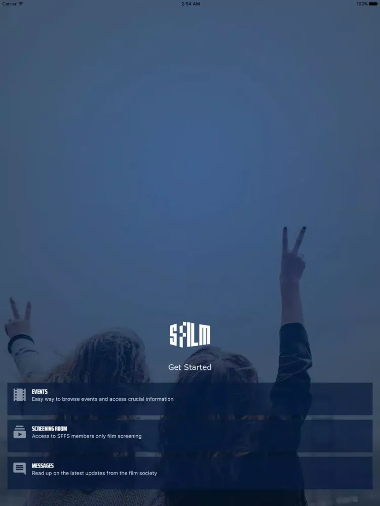 SFFILM iPad  スクリーンショット