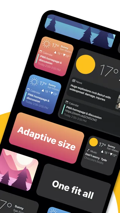 Tday Widget - Weather, News應用截圖