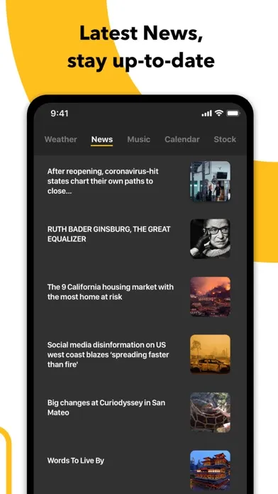 Tday Widget - Weather, News應用截圖