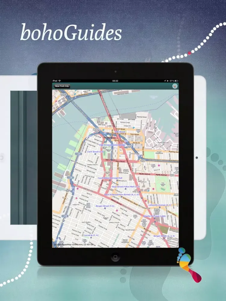 Offline map + guides ~ bohoGuides LITE iPad 应用截图