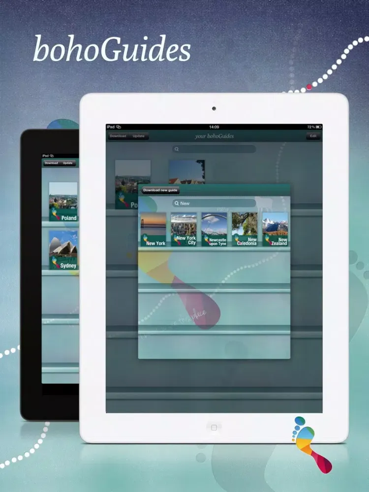 Offline map + guides ~ bohoGuides LITE iPad 应用截图