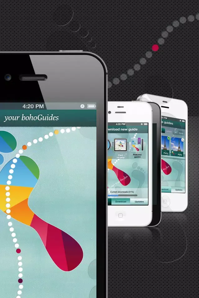 Offline map + guides ~ bohoGuides LITE应用截图