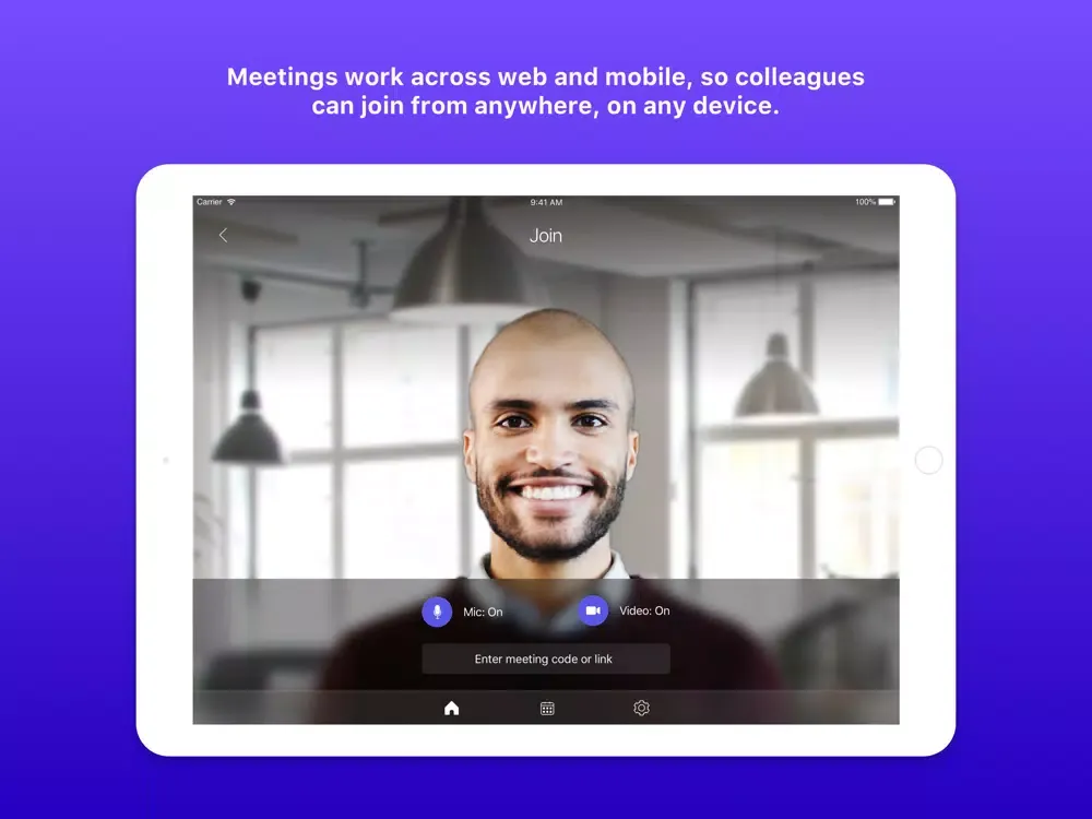 Ảnh chụp màn hình của Touchcast Teamtime iPad 