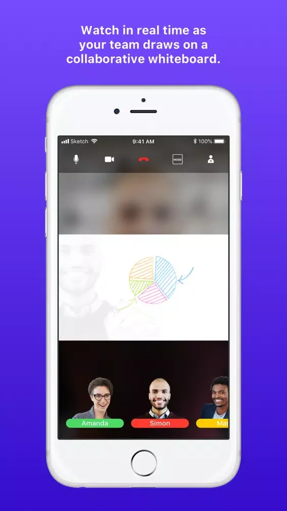 Ảnh chụp màn hình của Touchcast Teamtime
