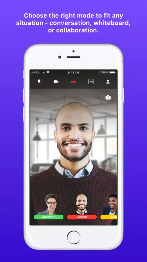 Ảnh chụp màn hình của Touchcast Teamtime