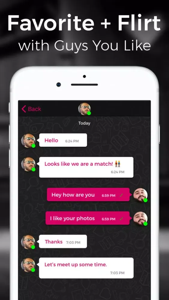 Gay Chat, Meet, Hookup. Touché應用截圖