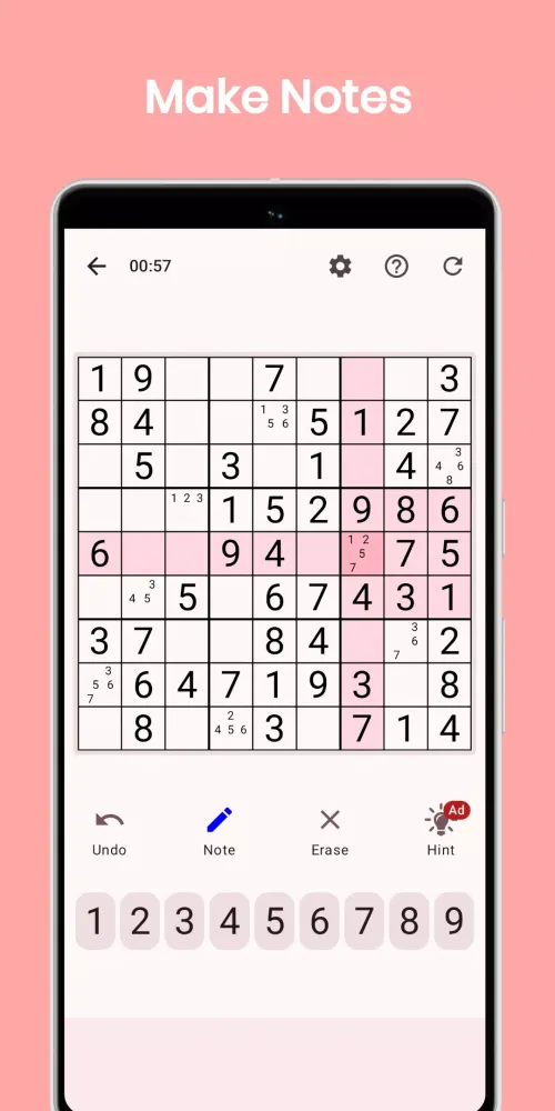 Screenshot di Sudoku