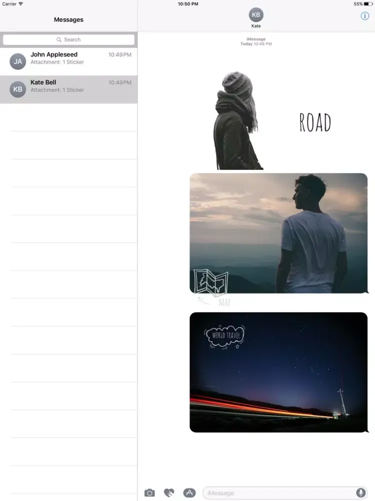 Animated Cute Travel Stickers iPad  स्क्रीनशॉट