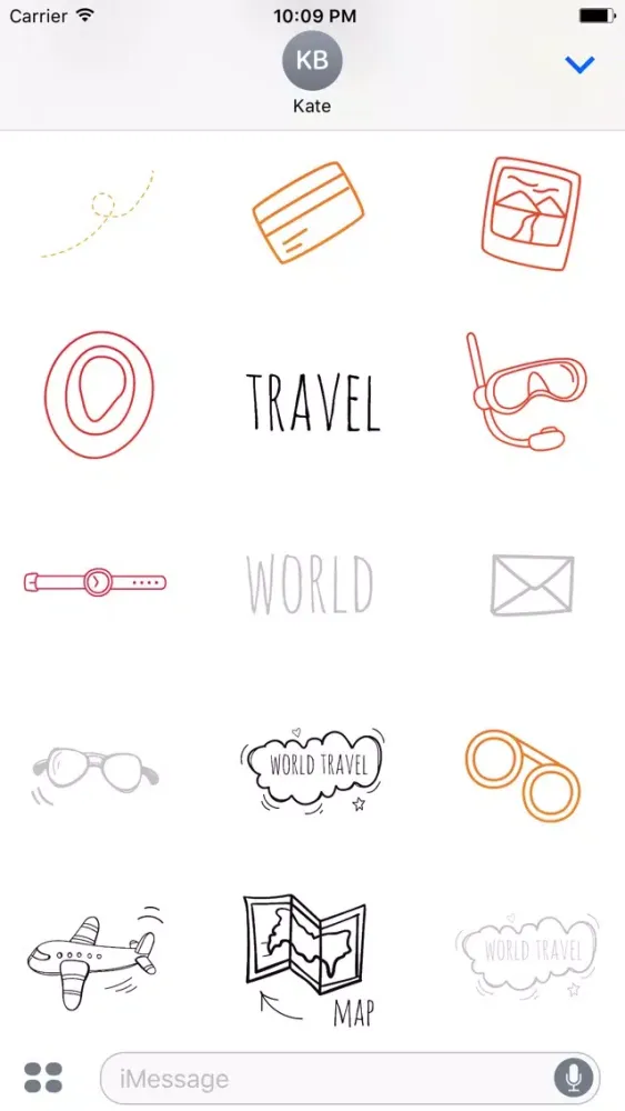 Animated Cute Travel Stickers स्क्रीनशॉट