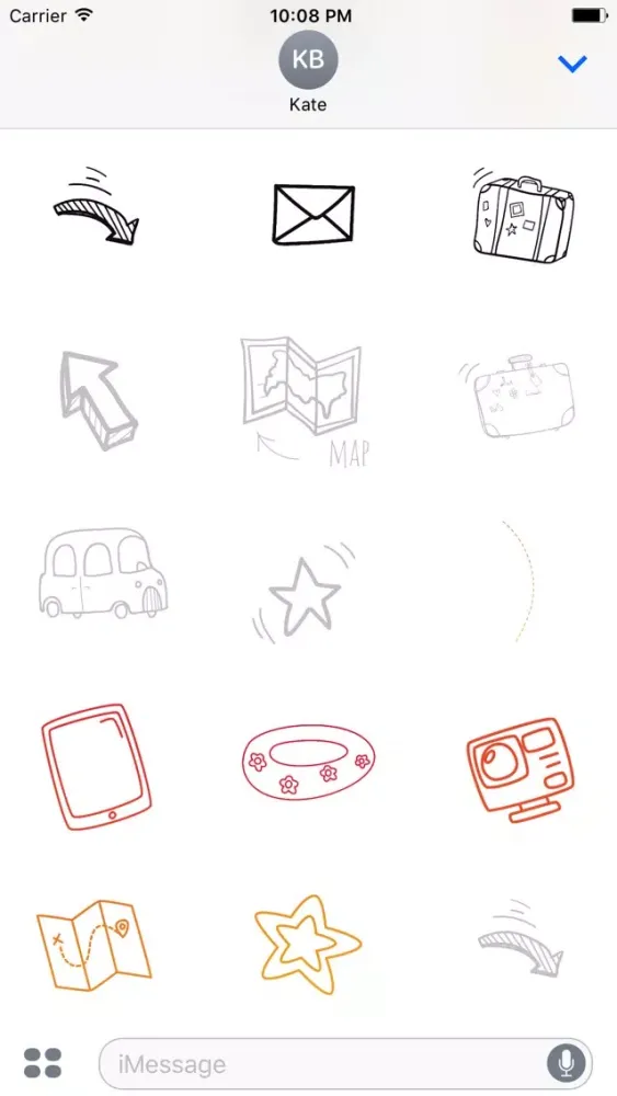Animated Cute Travel Stickers स्क्रीनशॉट