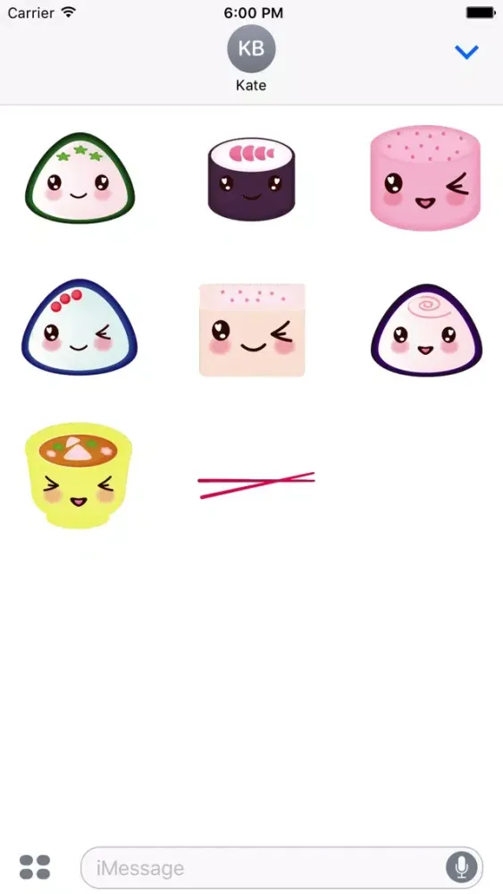 Animated Kawai Food Stickers應用截圖