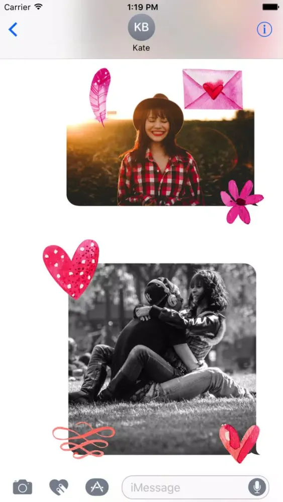 صور Animated Romantic Love Stickers