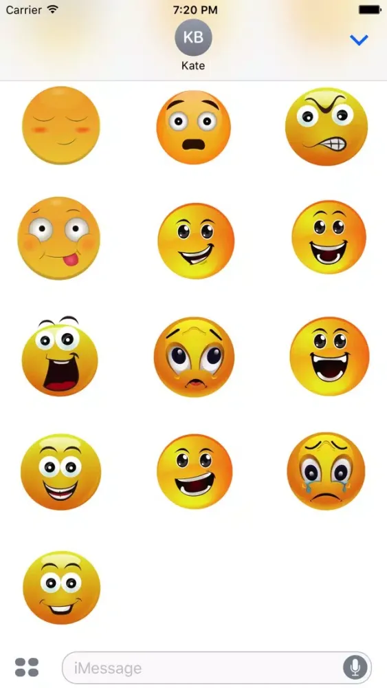Скриншоты Animated Smiley Stickers