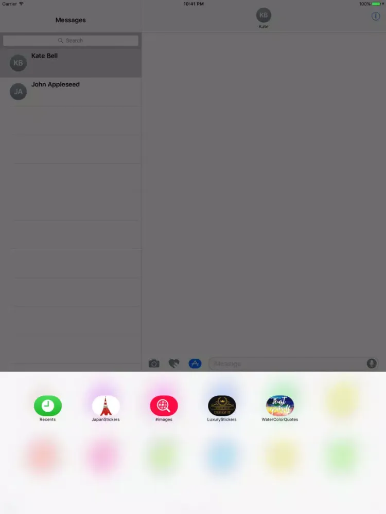 Captures d'écran de Watercolor Animated Quotes Sticker iPad 